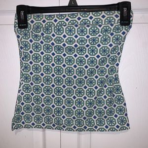 Old Navy Blue/Teal Tube Top